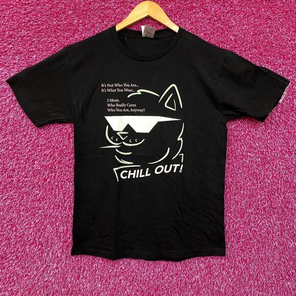 RIPNDIP Chill Out Lord Nermal Graphic Design T-Shirt Medium - Picture 1 of 4
